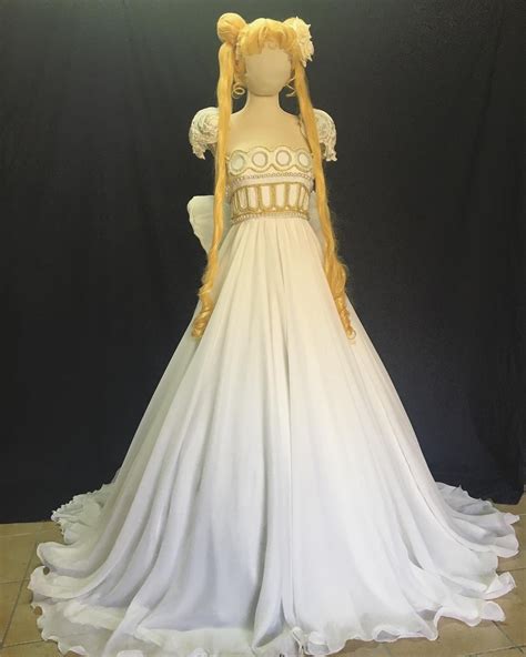 serenity sailor moon princess wedding dress.